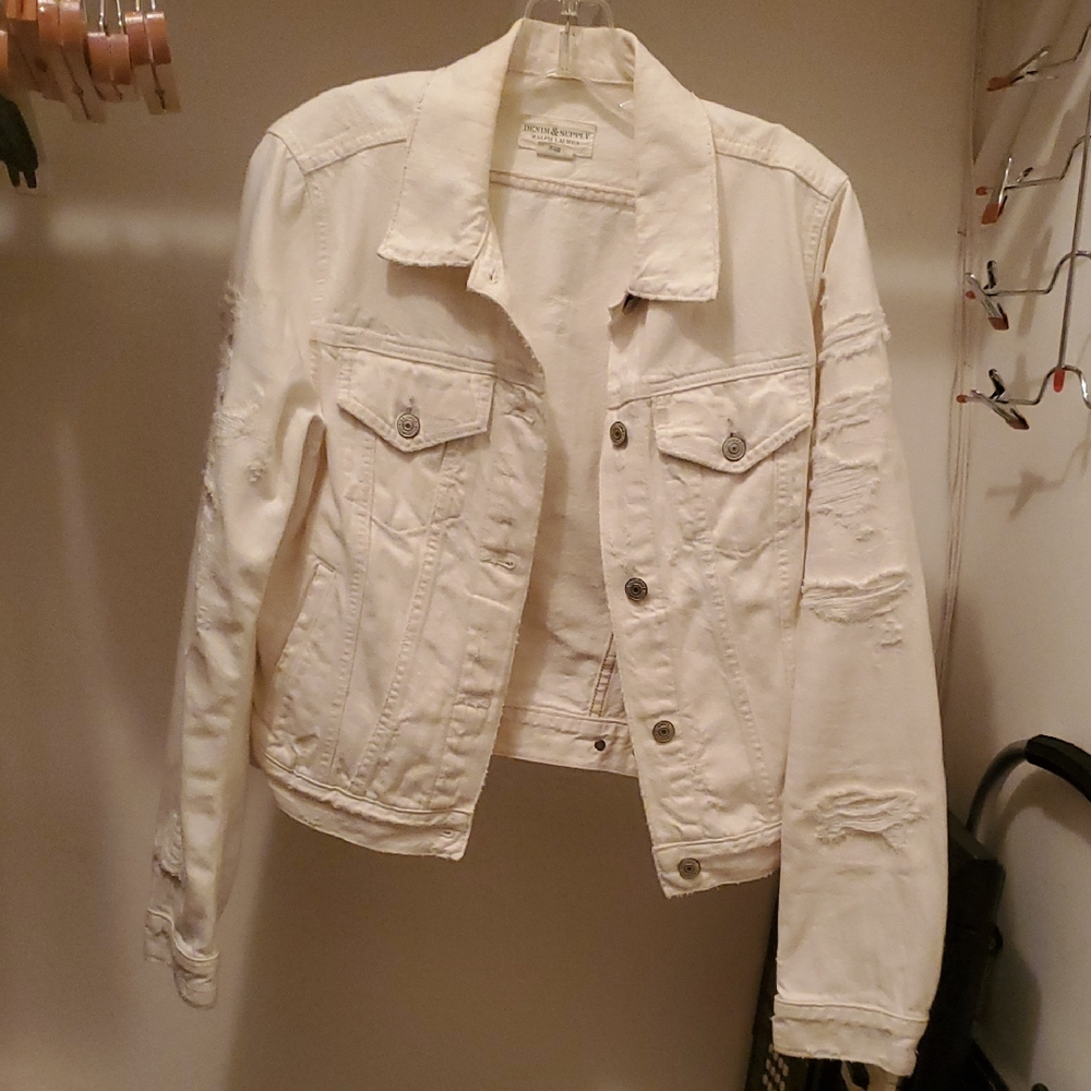 Denim & Supply Ralph Lauren Off-White Jean Jacket